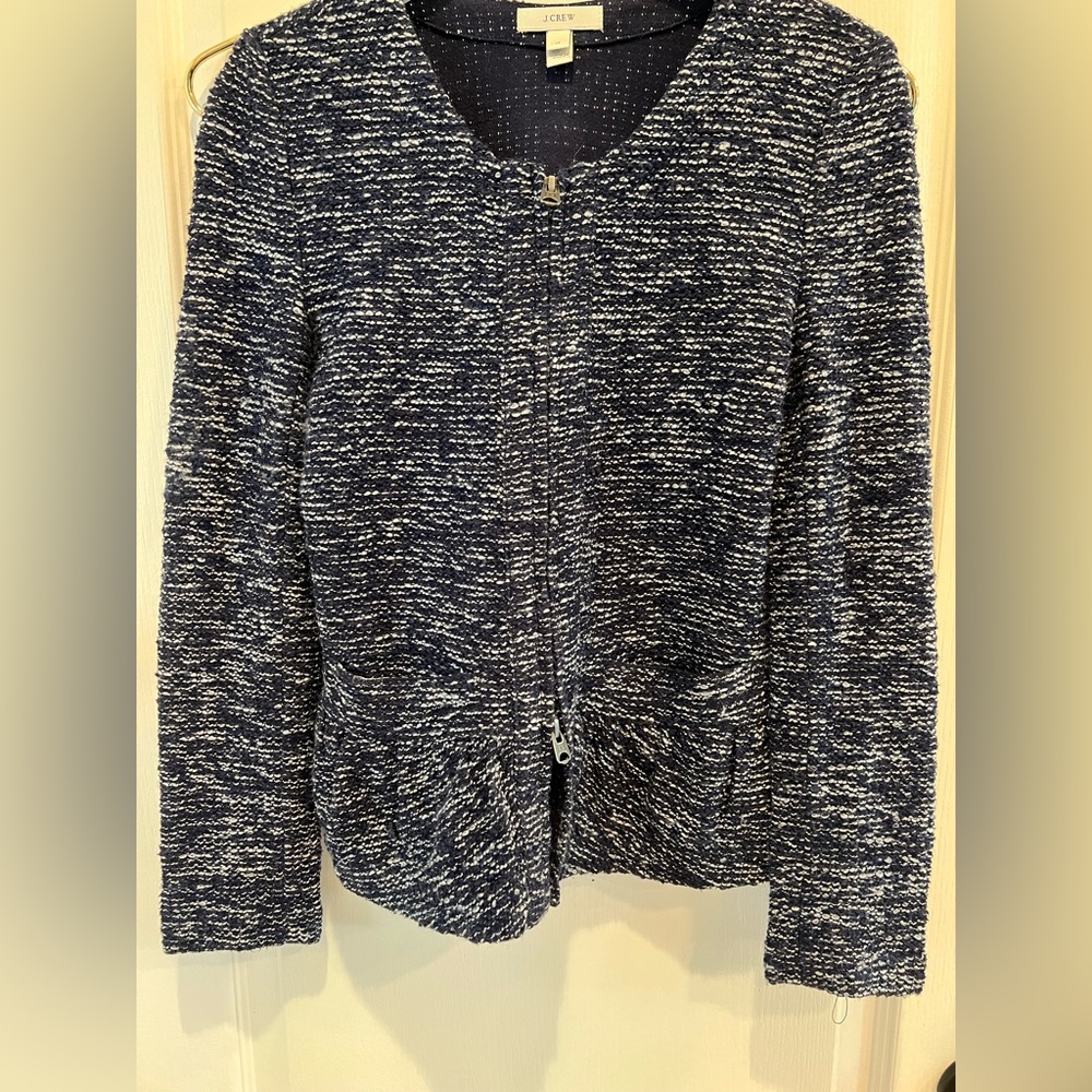 Jcrew sweater blazer.